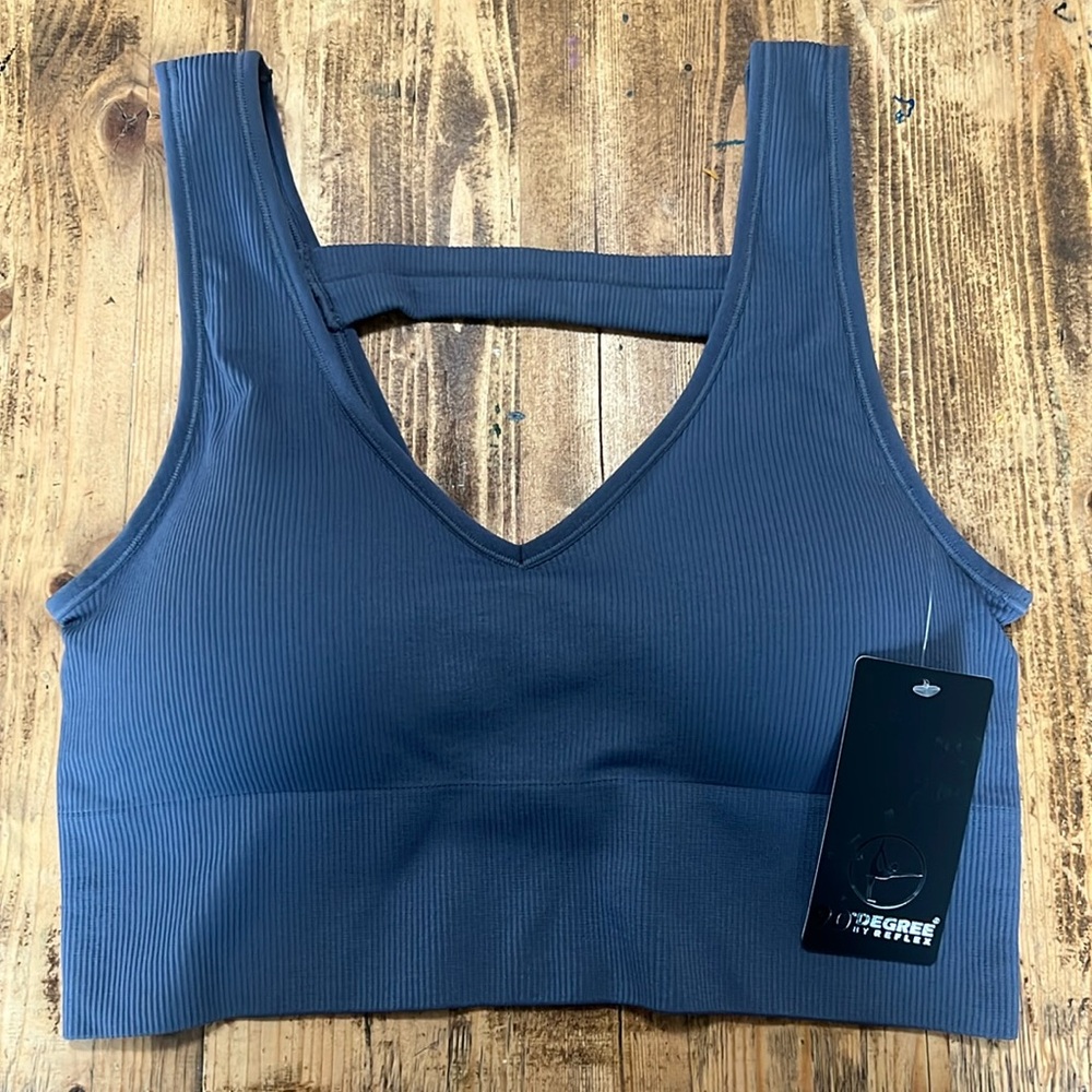 New padded rib bralette